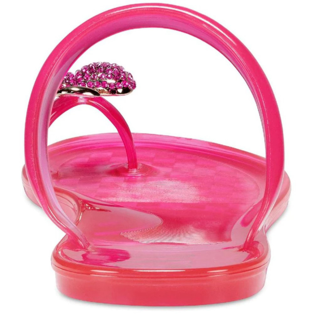 International Concepts Pink Cherry Embellished Jelly Sandals 90s' Size 7 NEW - Picture 4 of 5